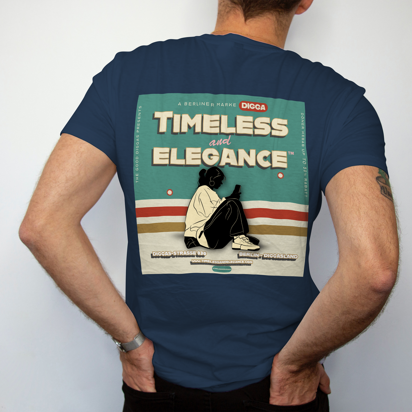 Timeless Phone T-Shirt (Back)