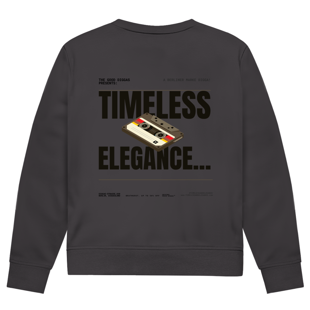 Timeless Retro Back Sweatshirt (Black)