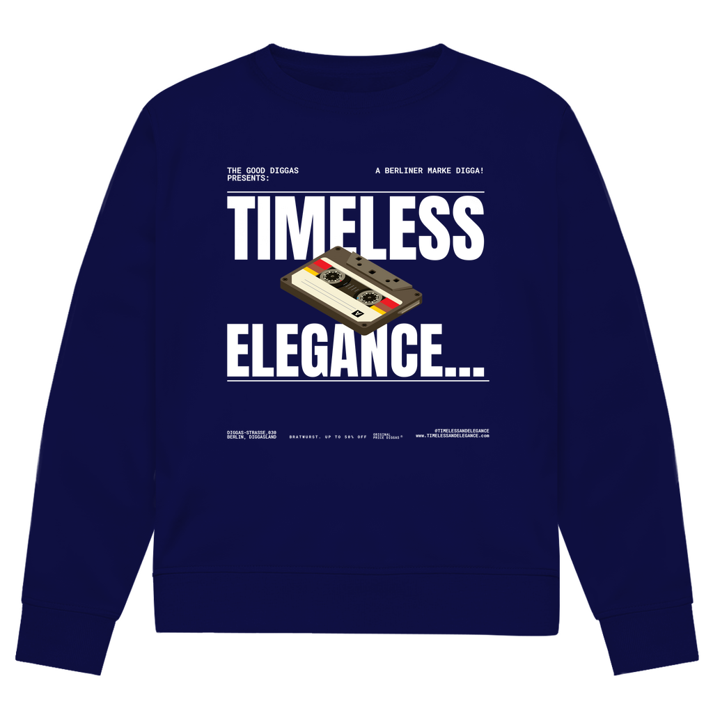 Timeless Retro Front Sweatshirt (White)