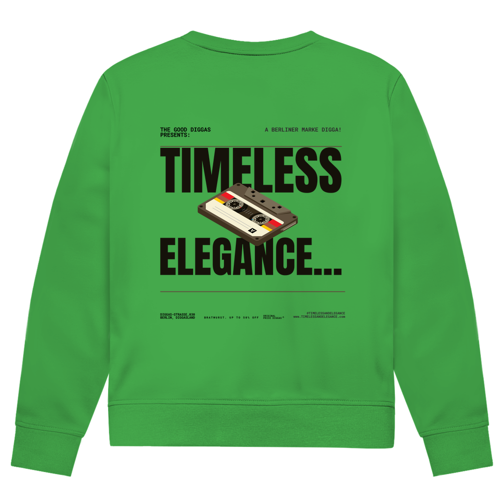 Timeless Retro Back Sweatshirt (Black)
