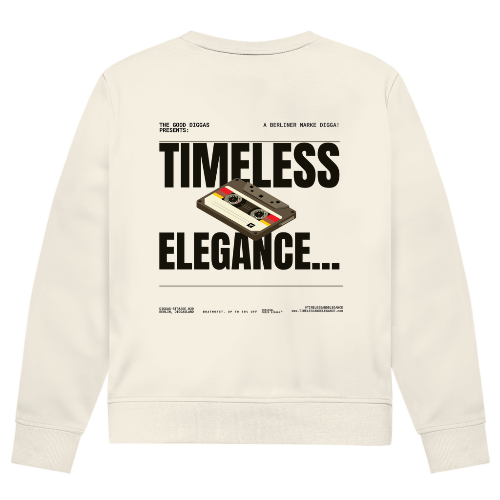 Timeless Retro With Logo Sweatshirt (BLack)