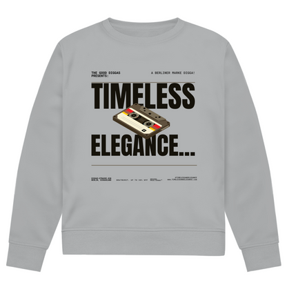 Timeless Retro Front Sweatshirt (Black)