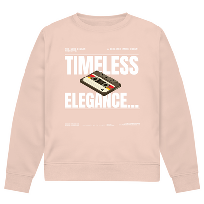 Timeless Retro Front Sweatshirt (White)