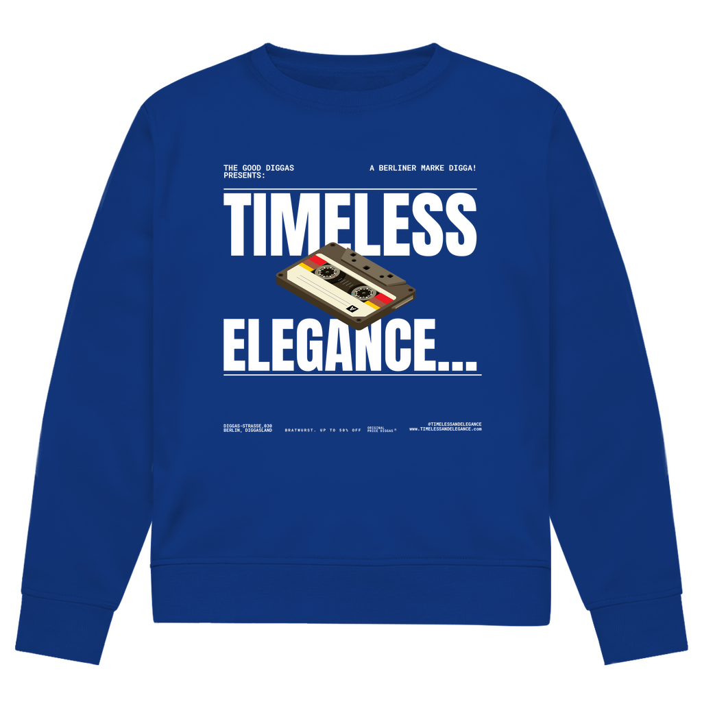 Timeless Retro Front Sweatshirt (White)