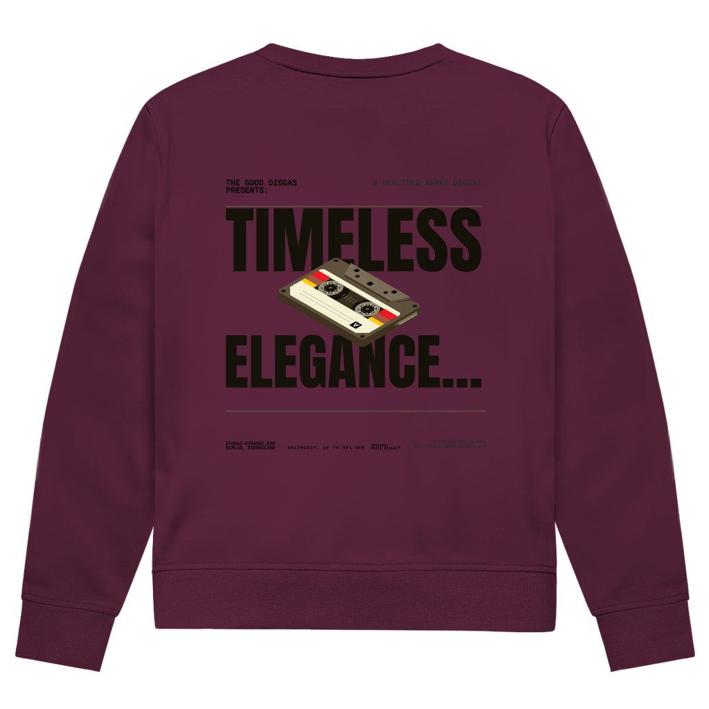 Timeless Retro Back Sweatshirt (Black)