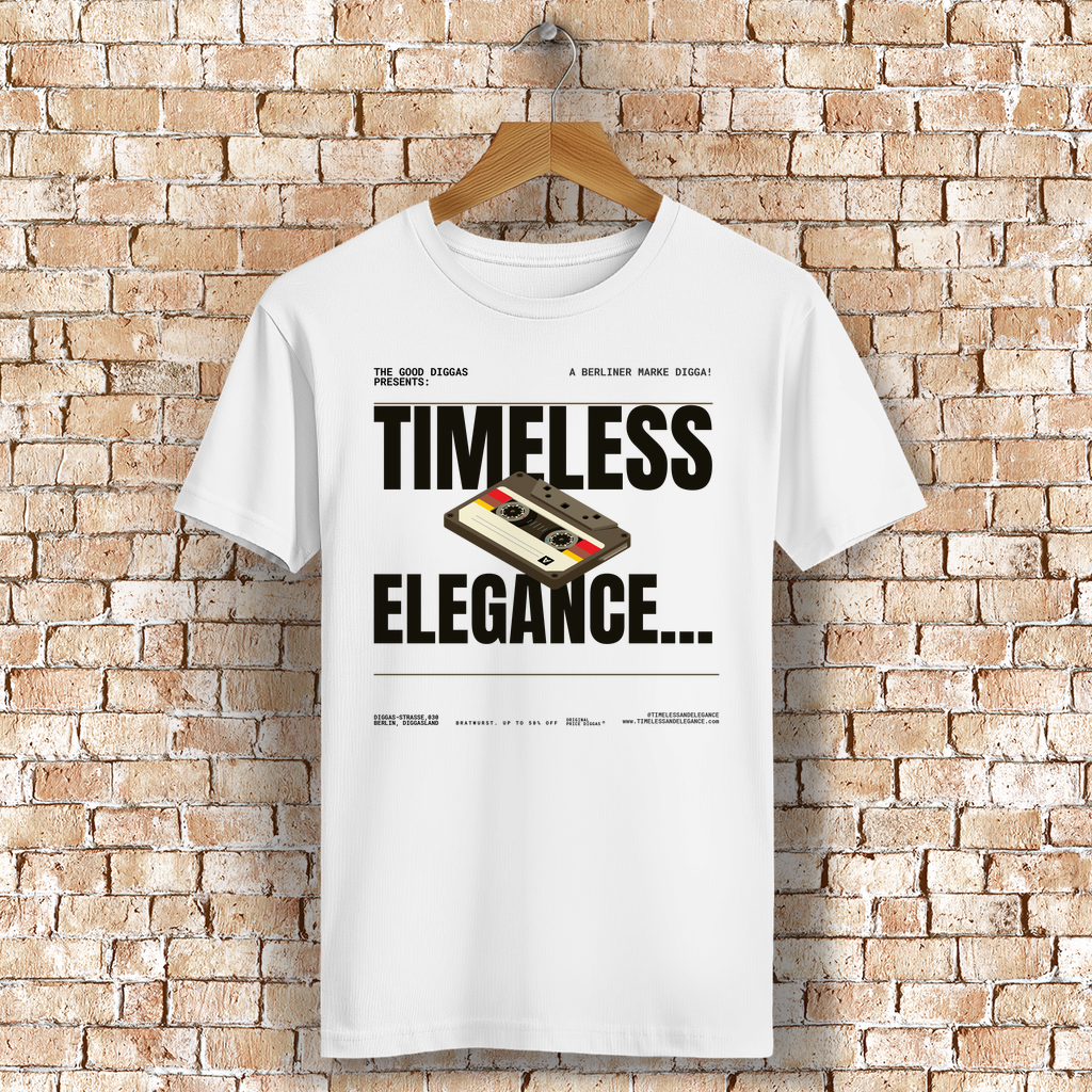 Timeless retro T-Shirt - Black