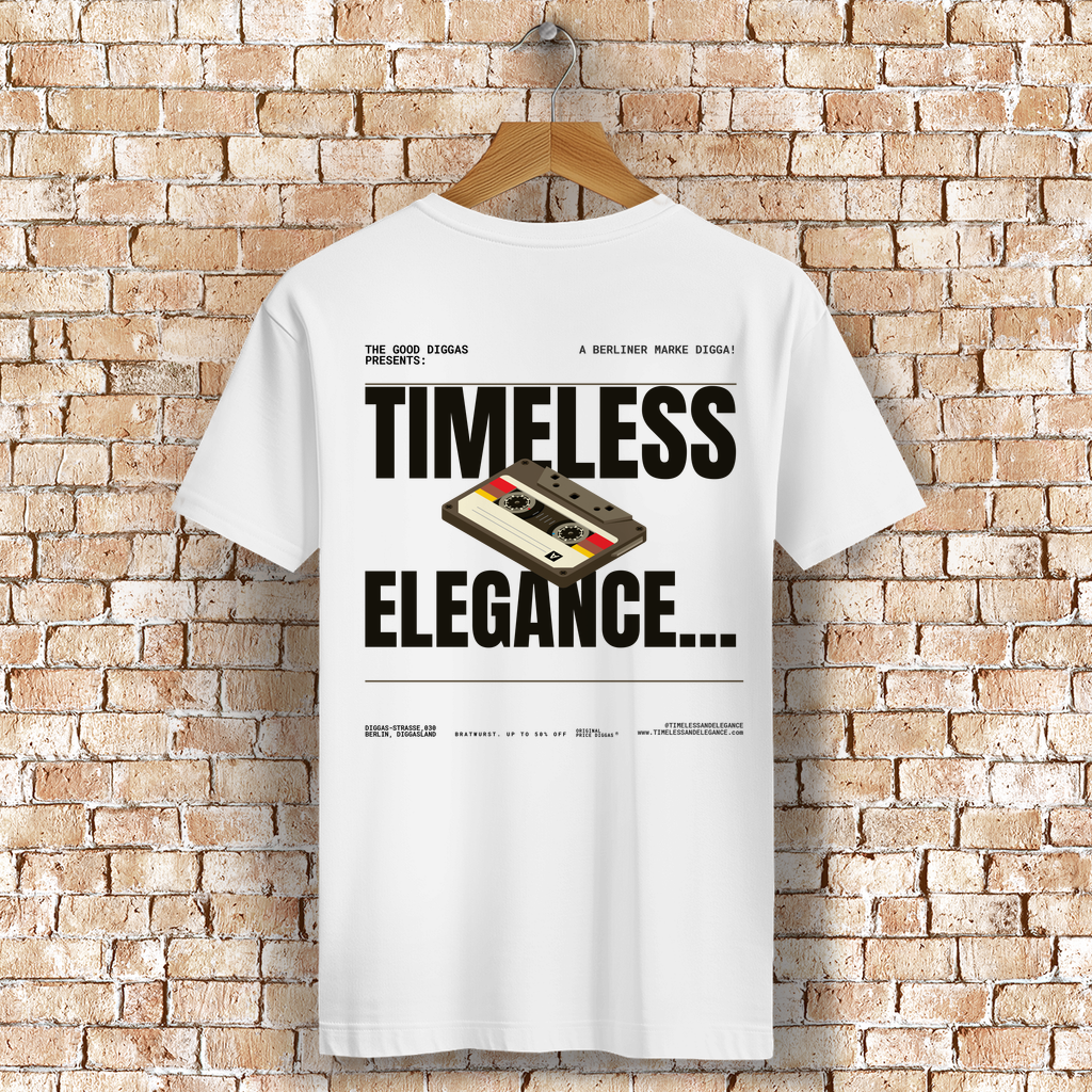 Timeless Retro With Logo T-Shirt (Black)