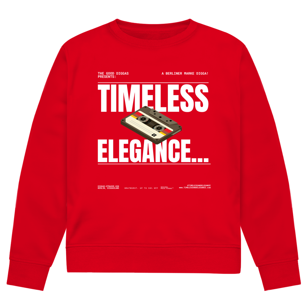 Timeless Retro Front Sweatshirt (White)