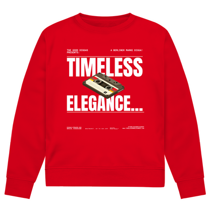 Timeless Retro Front Sweatshirt (White)