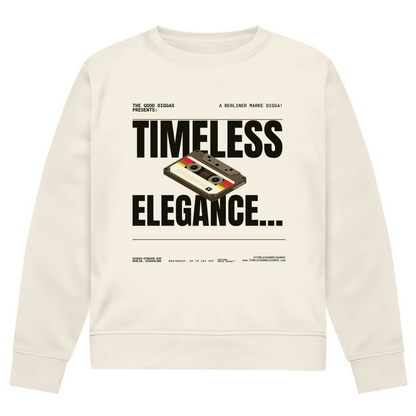 Timeless Retro Front Sweatshirt (Black)