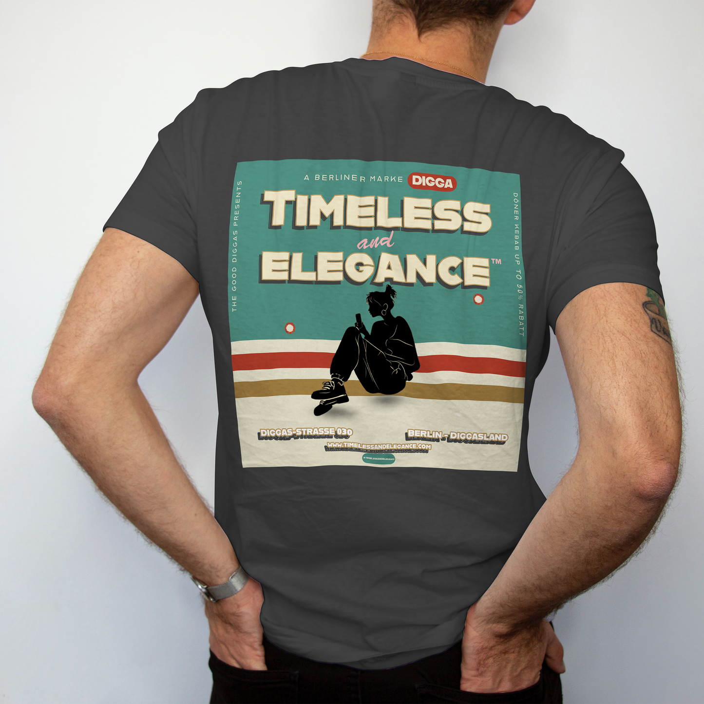 Timeless Phone T-Shirt (Back)