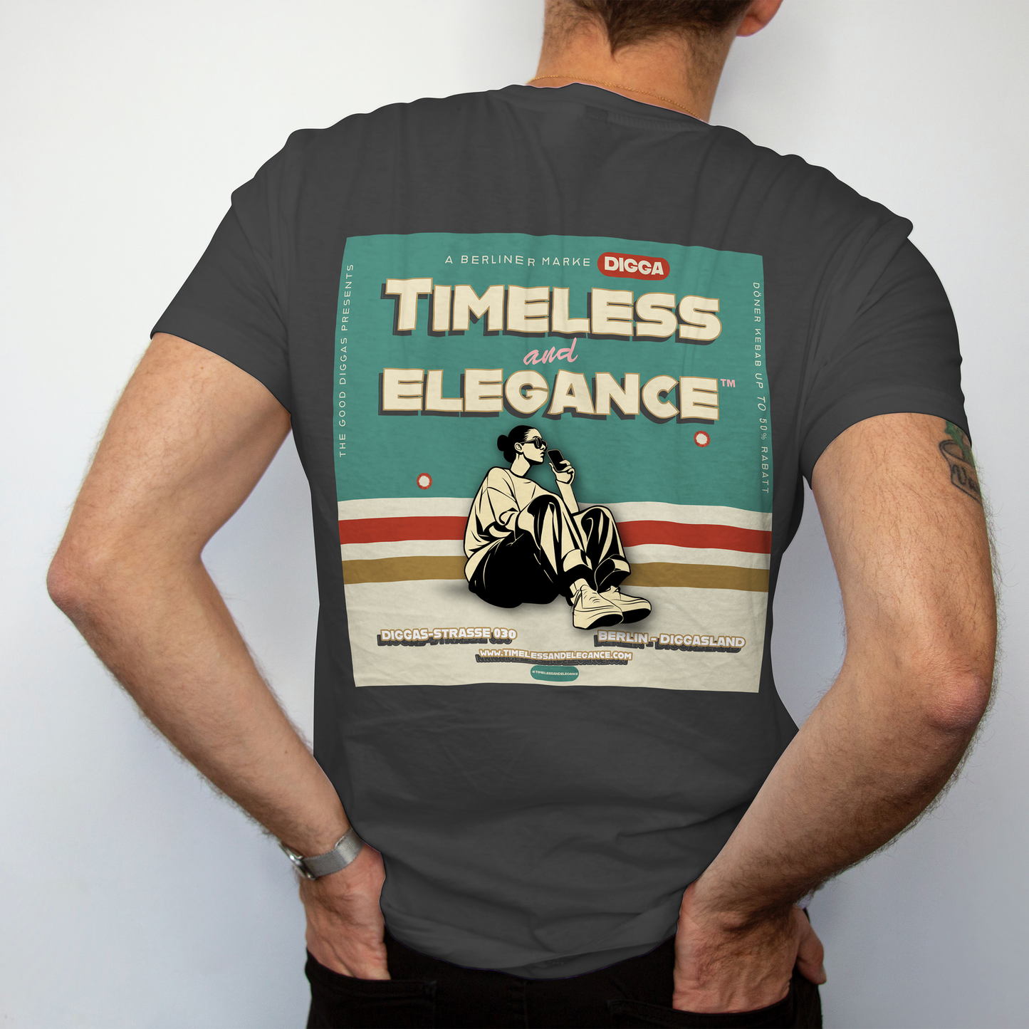 Timeless Phone T-Shirt (Back)