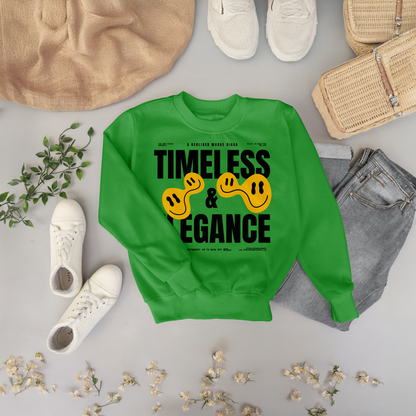 Timeless Original Front Sweatshirt (Black)