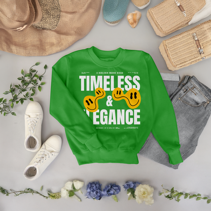 Timeless Original Front Sweatshirt (White)