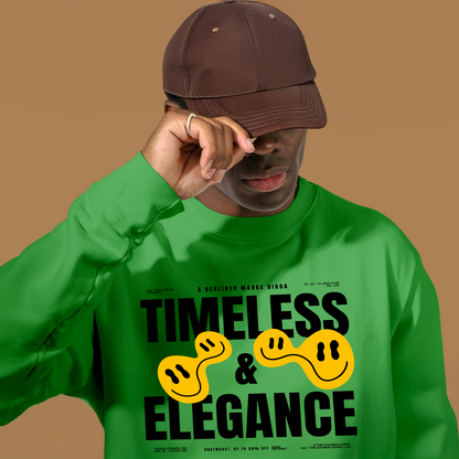 Timeless Original Front Sweatshirt (Black)