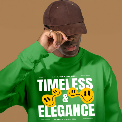 Timeless Original Front Sweatshirt (White)