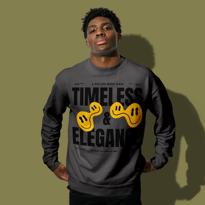 Timeless Original Front Sweatshirt (Black)