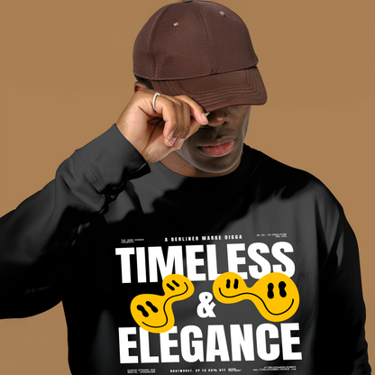 Timeless Original Front Sweatshirt (White)
