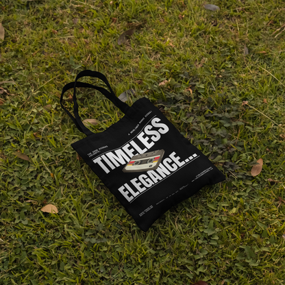 Tote Bag Timeless Digga Retro White (F+B)
