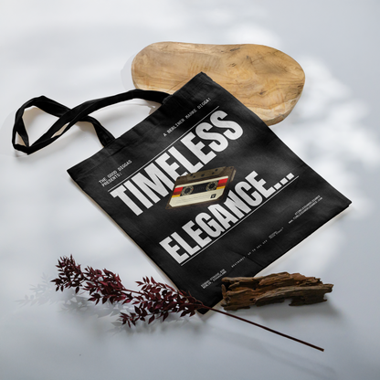 Tote Bag Timeless Digga Retro White (F+B)