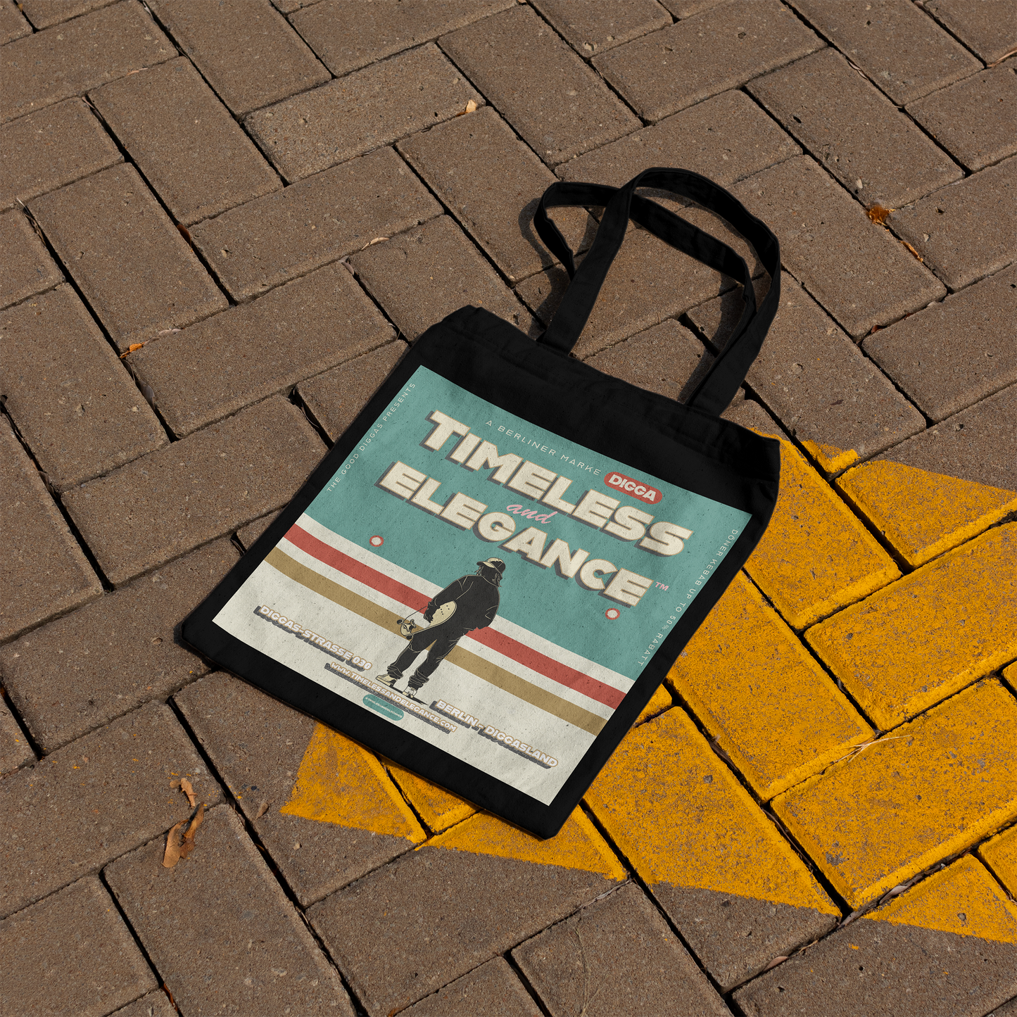 Timeless Digga Tote – Skater  (F+B)