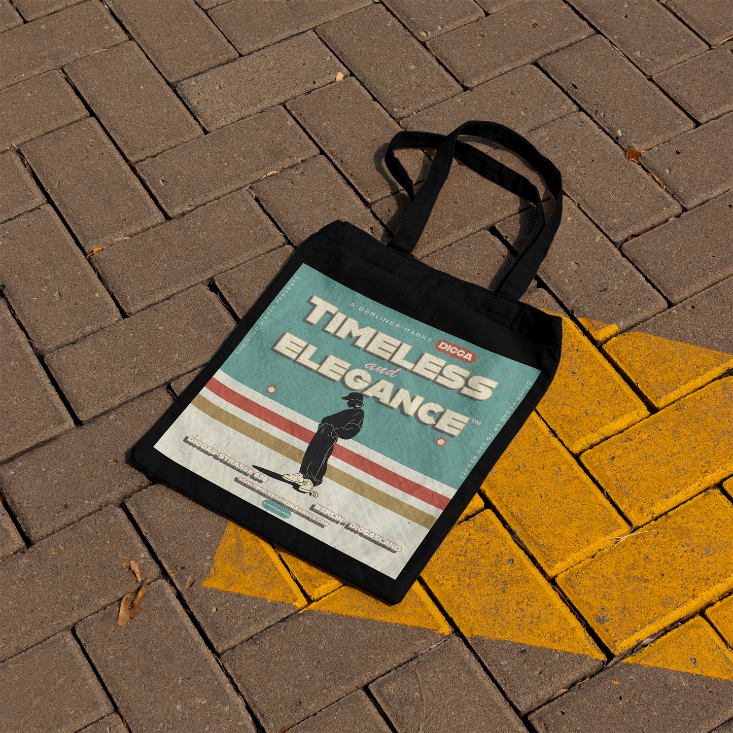 Timeless Digga Tote – Skater  (F+B)