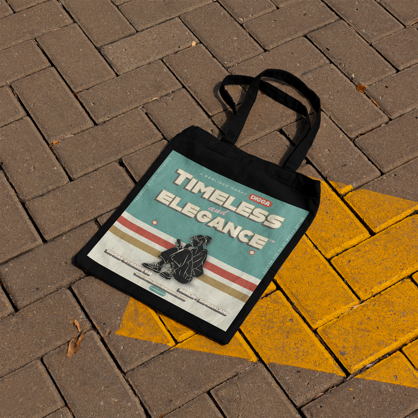 Timeless Digga Tote – Phone (F+B)