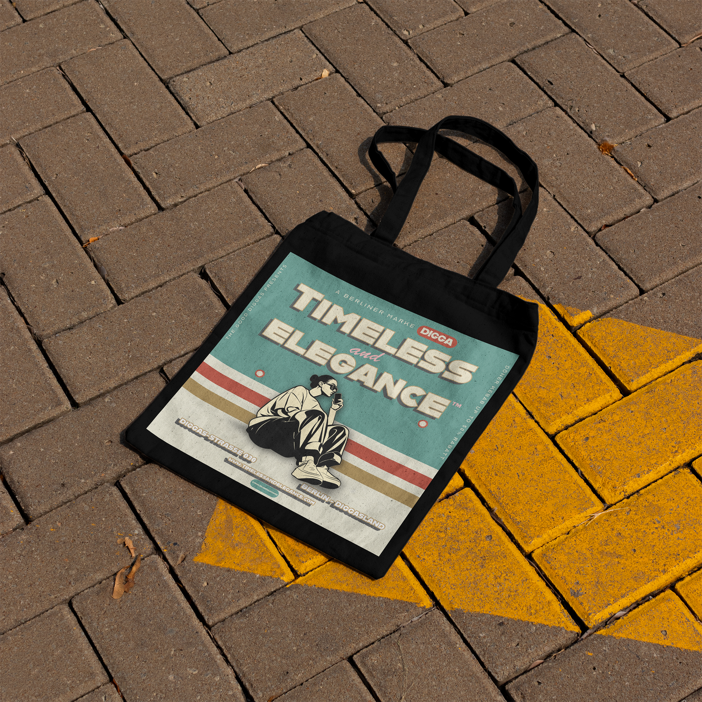 Timeless Digga Tote – Phone (F+B)