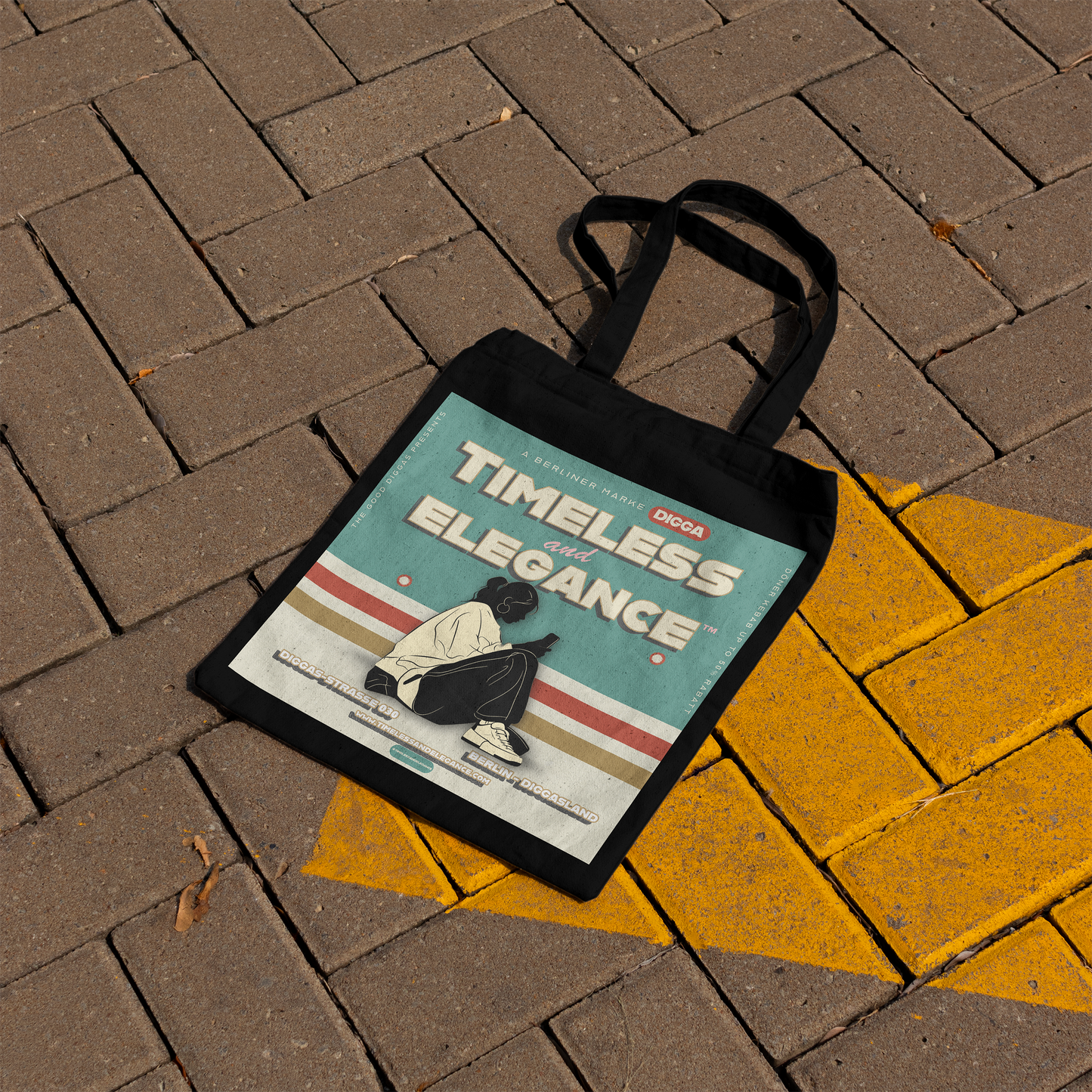 Timeless Digga Tote – Phone (F+B)