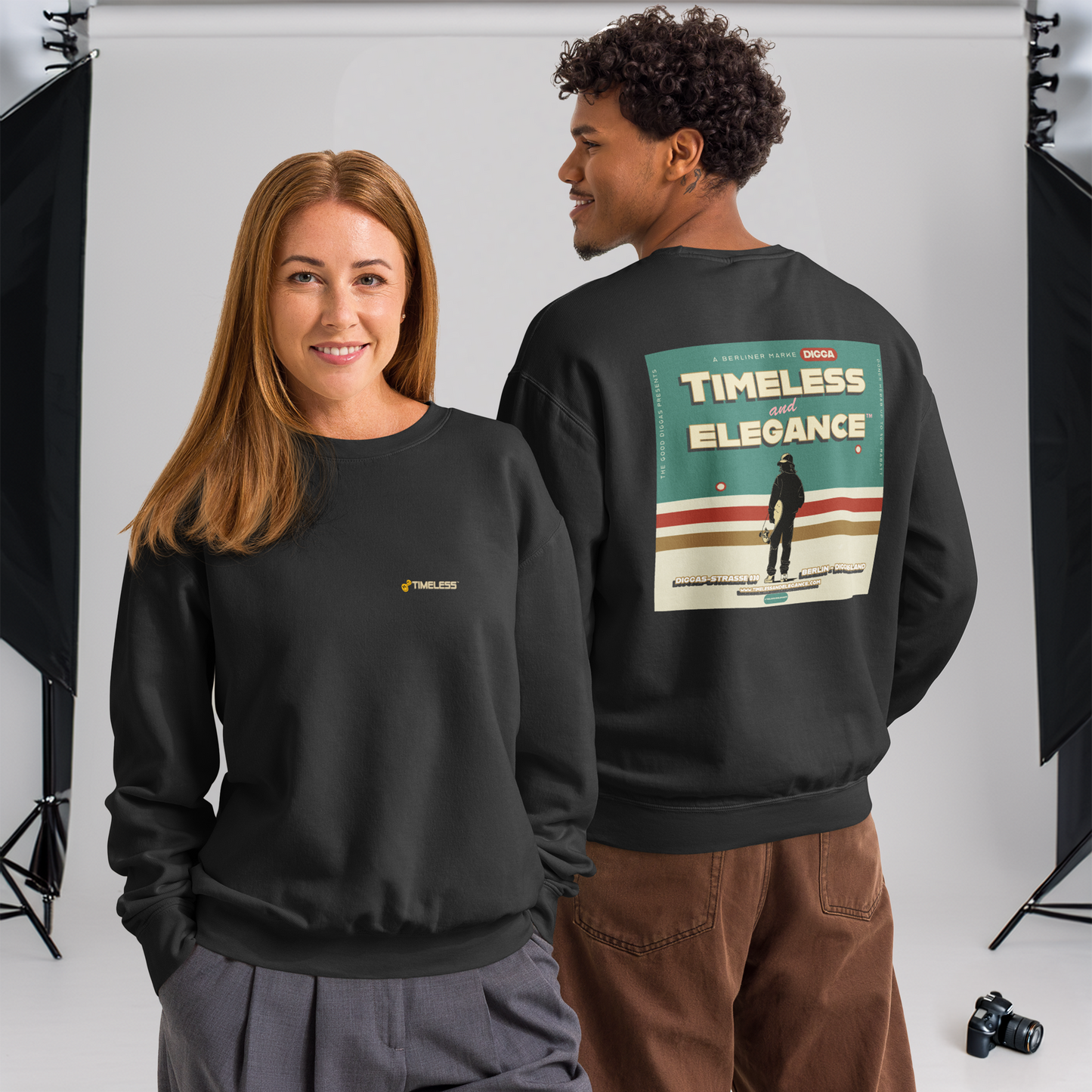 Timeless Skater With Logo Sweatshirt