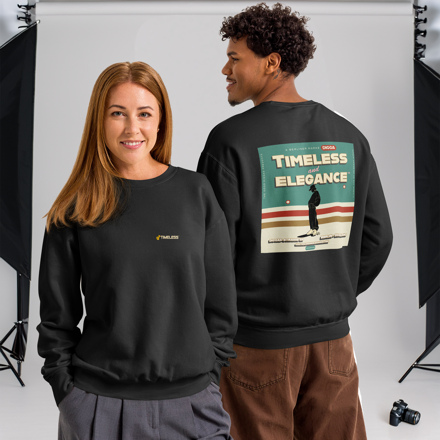 Timeless Skater With Logo Sweatshirt