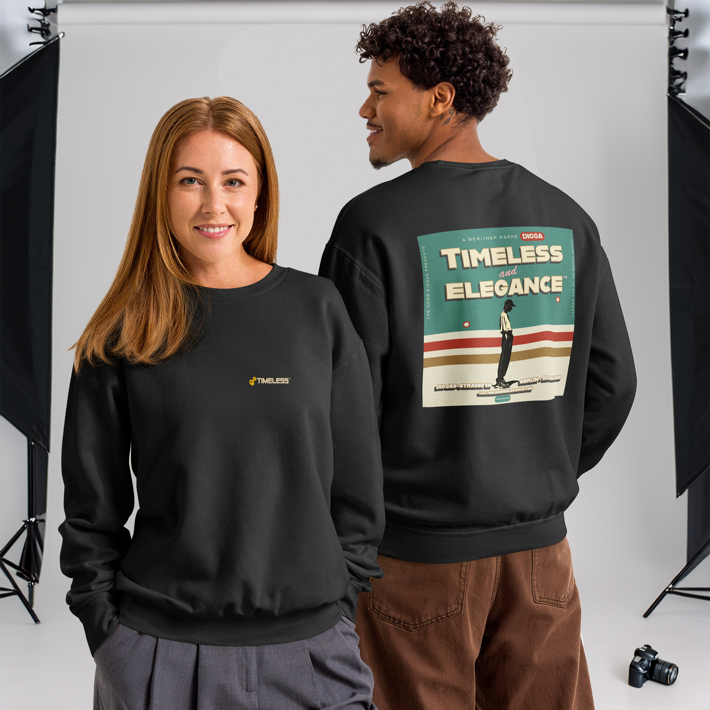Timeless Skater With Logo Sweatshirt