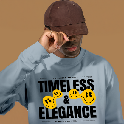 Timeless Original Front Sweatshirt (Black)
