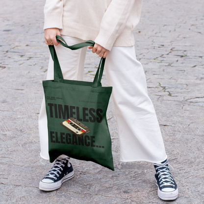Timeless Retro Tote – Black