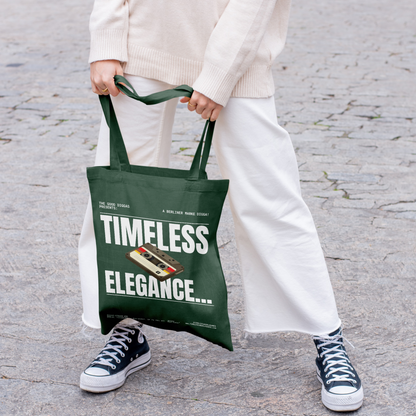 Tote Bag Timeless Digga Retro White (F+B)