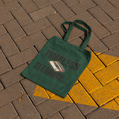 Timeless Retro Tote – Black