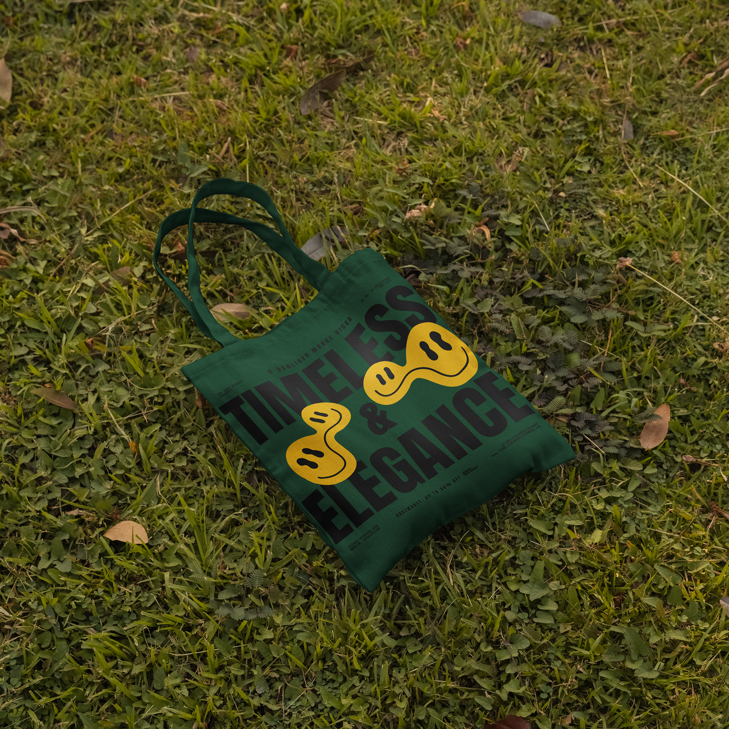 Tote Bag Timeless Digga Original Black (F+B)