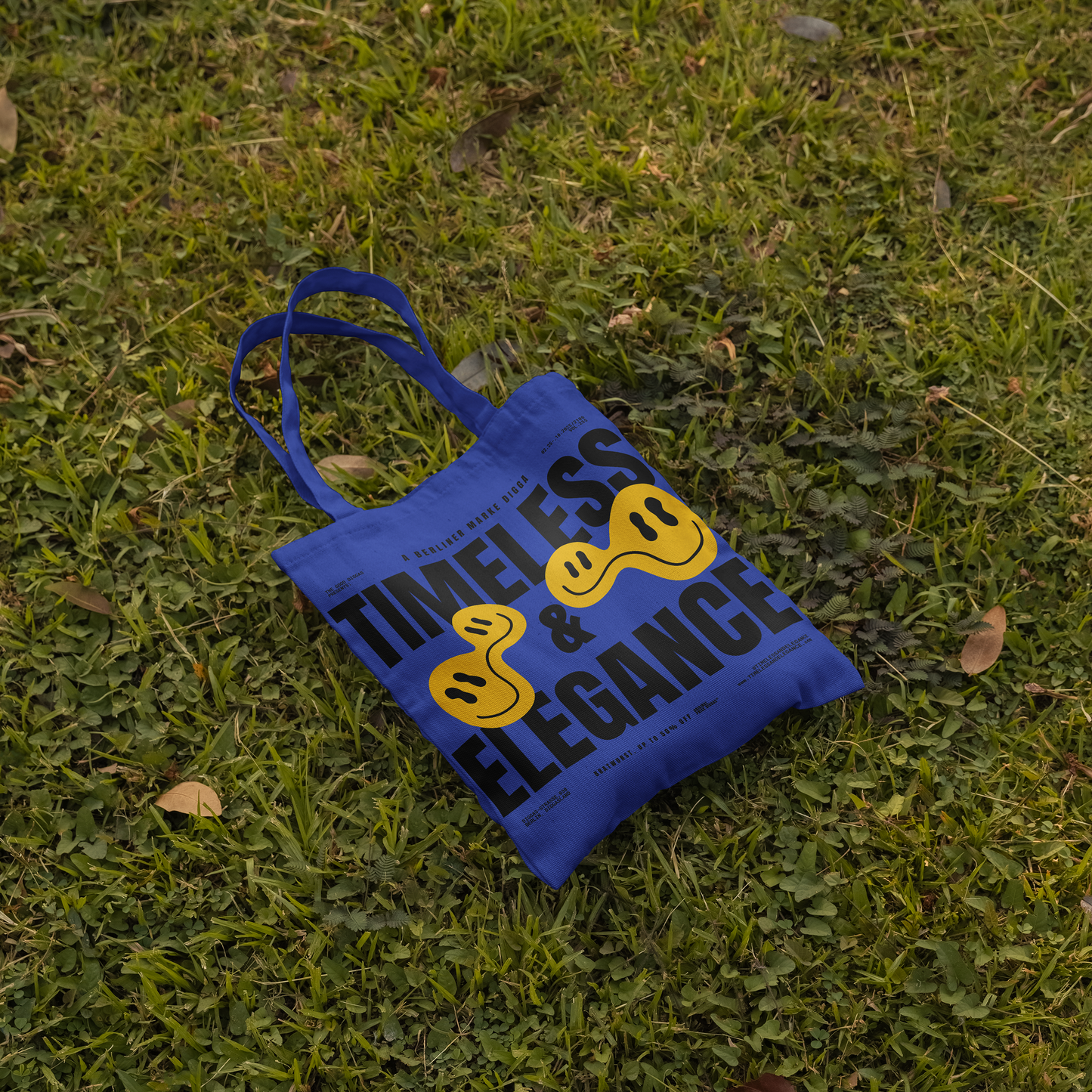 Tote Bag Timeless Digga Original Black (F+B)