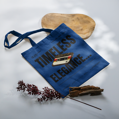 Timeless Retro Tote – Black