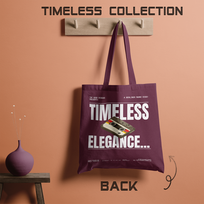 Tote Bag Timeless Digga Retro White (F+B)