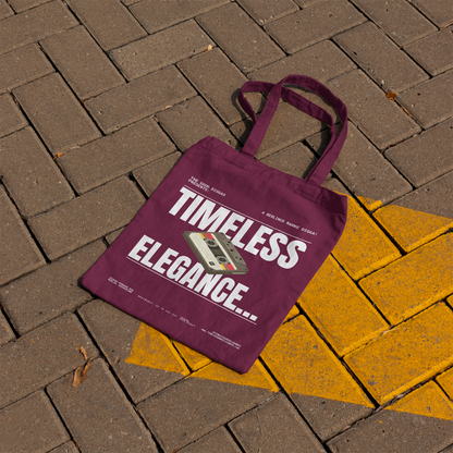 Tote Bag Timeless Digga Retro White (F+B)