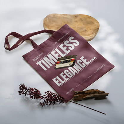 Tote Bag Timeless Digga Retro White (F+B)