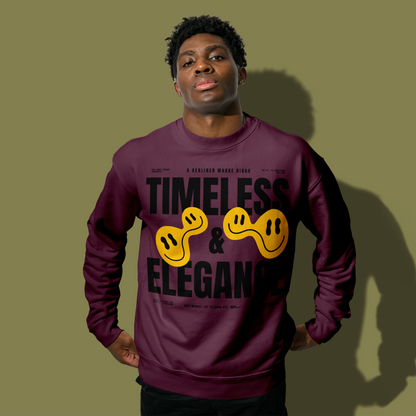 Timeless Original Front Sweatshirt (Black)