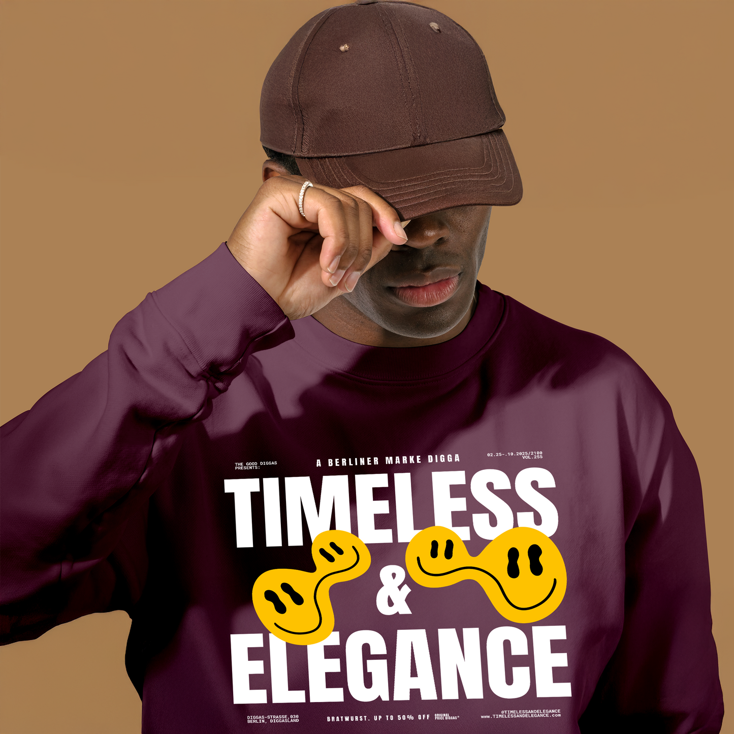 Timeless Original Front Sweatshirt (White)