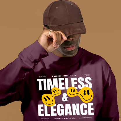 Timeless Original Front Sweatshirt (White)