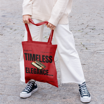 Timeless Retro Tote – Black