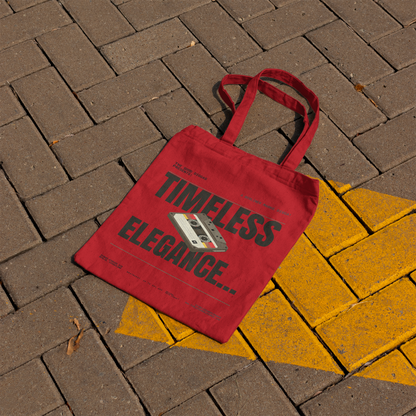 Timeless Retro Tote – Black