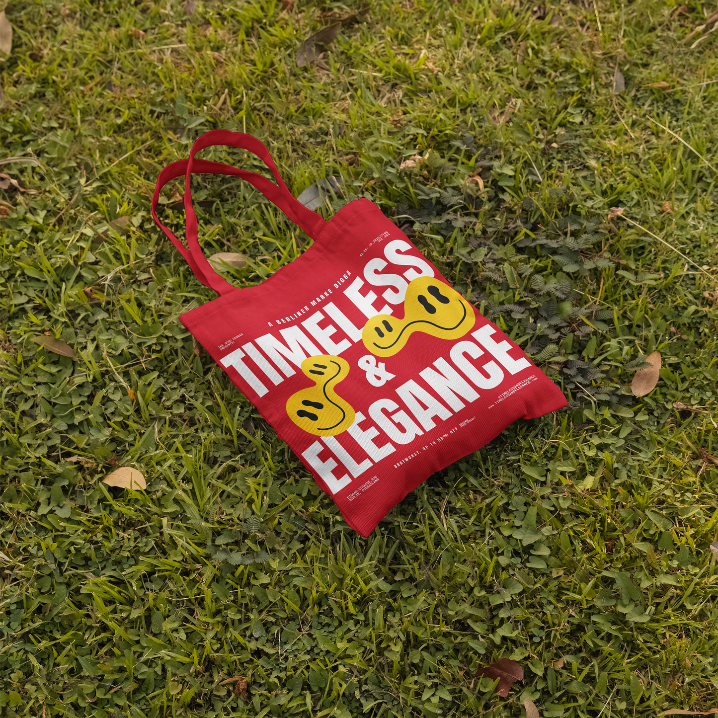 Tote Bag Timeless Digga Original White (F+B)