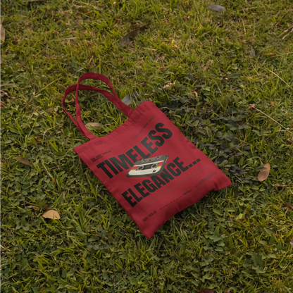 Timeless Retro Tote – Black