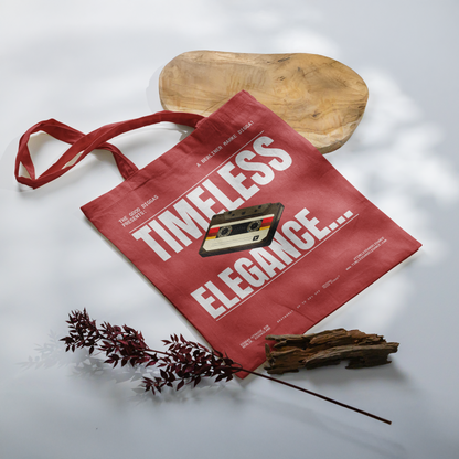 Tote Bag Timeless Digga Retro White (F+B)